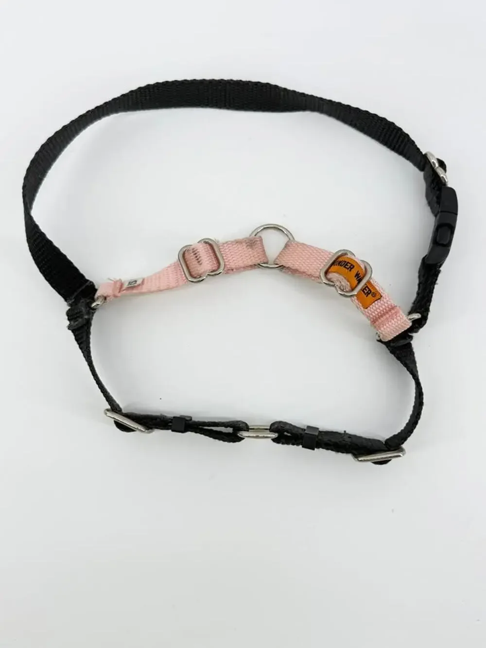 Wonder Walker® - No-Pull Dog Harness - Size XS Black/Pink